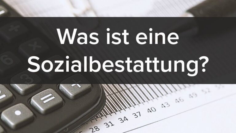 Sozialamt und Bestattungskosten: Unterstützung und Informationen